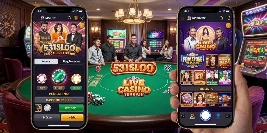 Tampilan gameplay seru di 531SLOT Live Casino dengan dealer profesional.