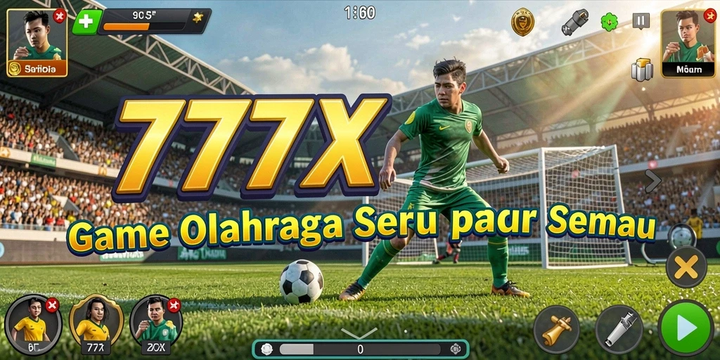 Tampilan gameplay seru dalam game olahraga 777ZX.