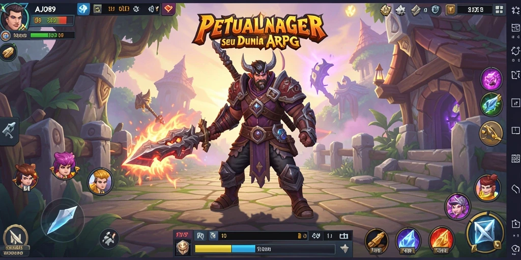 Tangkapan layar gameplay AJO89 menampilkan aksi pertempuran yang mendebarkan.