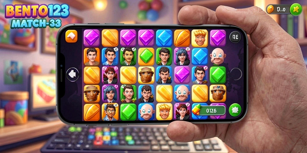 Tampilan gameplay <strong>BENTO123</strong> yang penuh warna dan menarik.