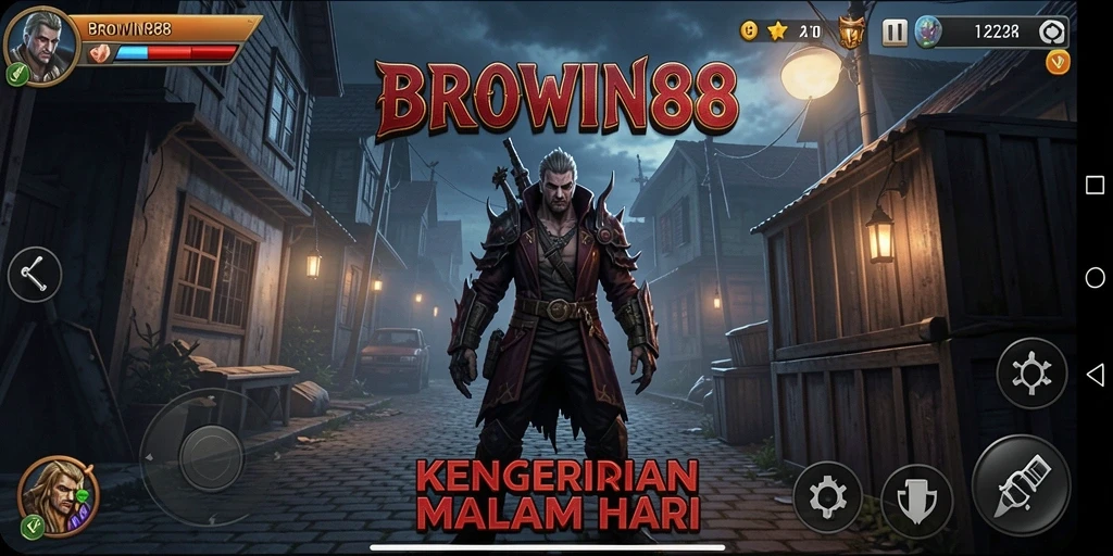 Tampilan gameplay BROWIN88 yang mendebarkan di dunia horor.