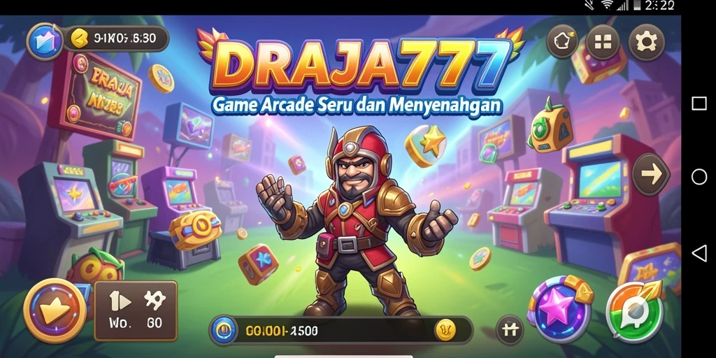 Tangkapan layar memperlihatkan gameplay seru dan tantangan di DRAJA777.