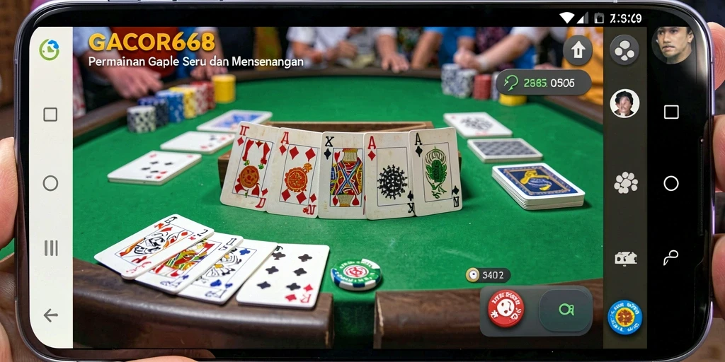 Gameplay GACOR668 yang menggembirakan dalam permainan Gaple.