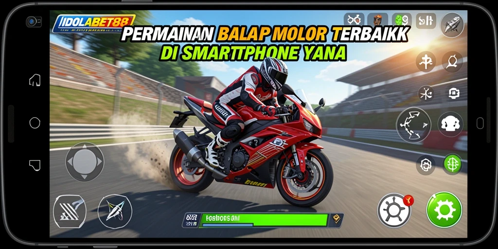 Gameplay seru IDOLABET88 dengan balapan motor yang mendebarkan.