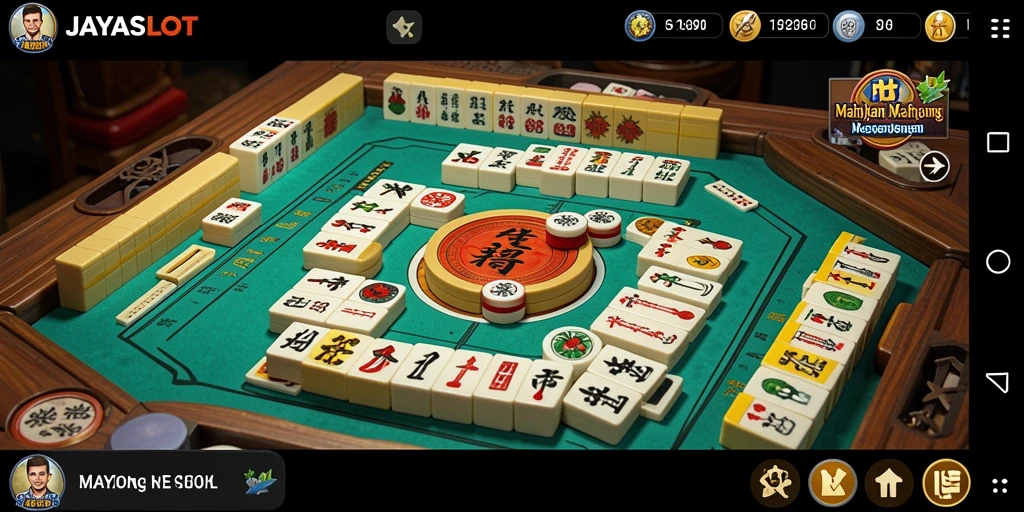 Tampilan gameplay seru di JAYASLOT, tantangan Mahjong menanti Anda.