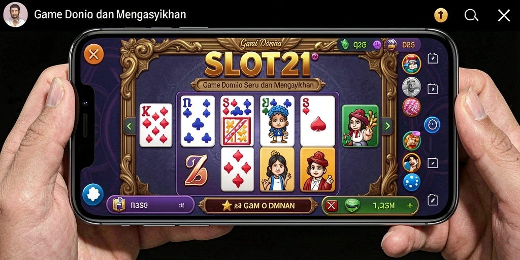 Gameplay SLOT21 yang menegangkan saat bermain Domino.